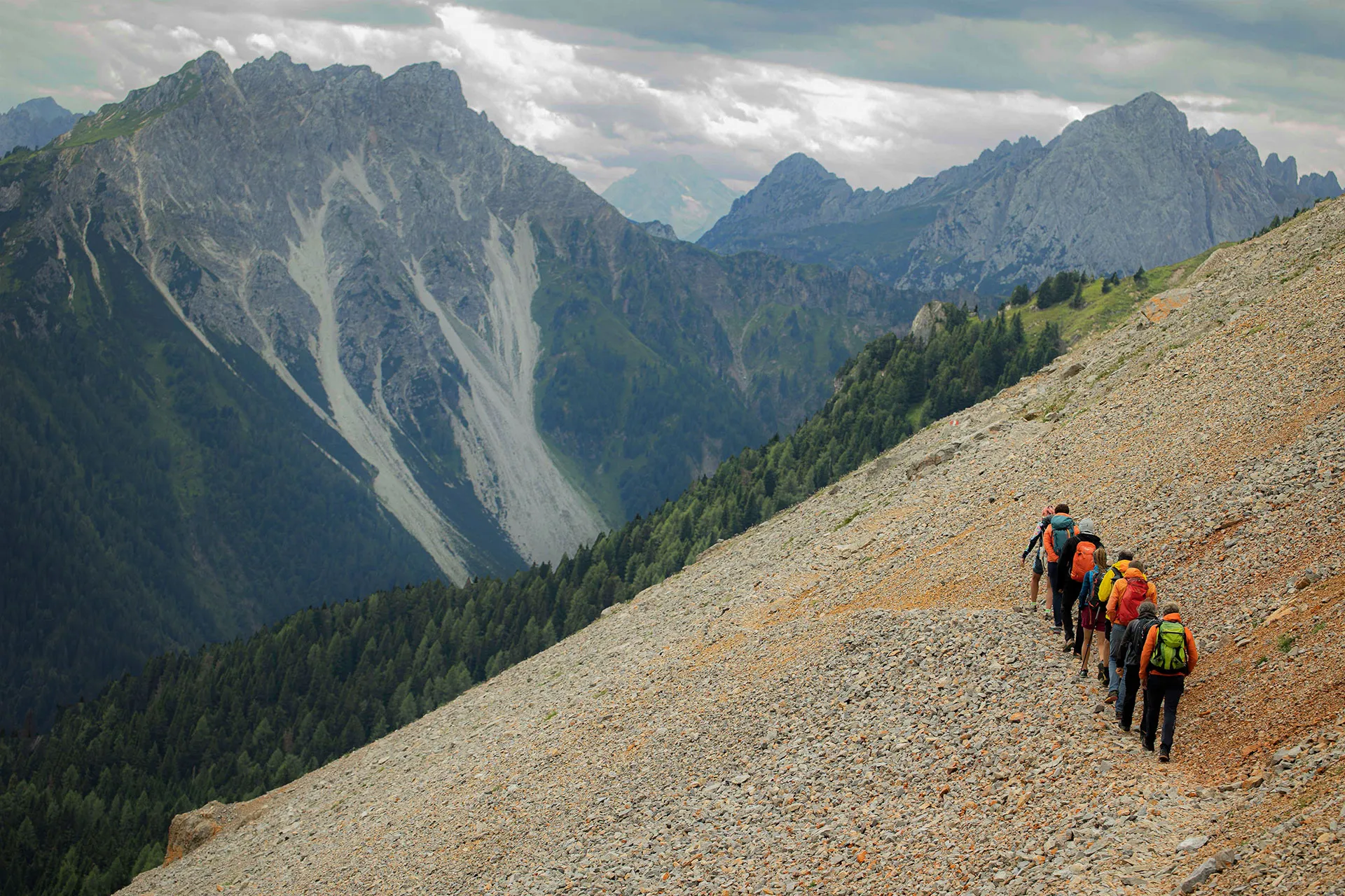 Wandern in den Bergen
